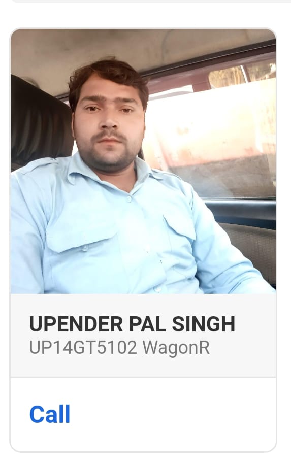 SparshB73759214's tweet photo. He is just stuck on the point "koi aur le gya ho to".
Driver Name: UPENDRA PAL SINGH
CAR: UP14GT5102 WagonR

Either he should return it or jailed or he should be banned from driving forever as a punishment.

Looking forward of your action @ola_supports https://t.co/XtxTlMFqlw