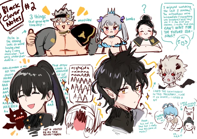 I finally caught up with the anime aaaaa #BlackClover