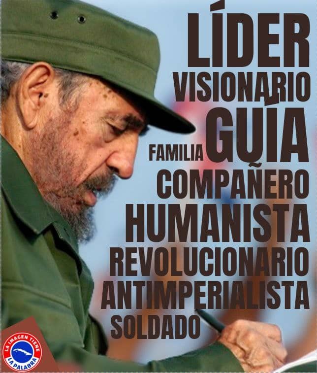 Eres nuestro ejemplo guía y líder por siempre #FidelPorSiempre #CubaPorLaVida #CubaCoopera <a href="/cubacooperaven/">Brigada Médica Cubana en Venezuela</a> <a href="/MINSAPCuba/">Ministerio de Salud Pública de Cuba</a> <a href="/japortalmiranda/">José Angel Portal Miranda</a> <a href="/DcMedica/">Misión Médica Cubana en el Distrito Capital</a> <a href="/ErickMendezRod3/">ErickMendezRod</a>