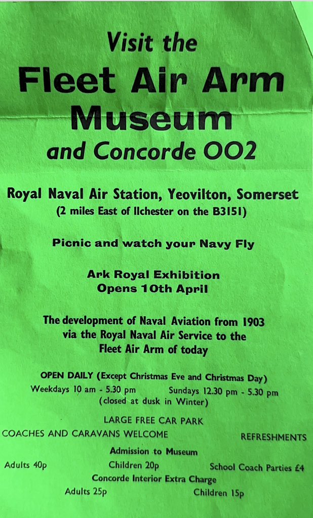 bertiecb's tweet photo. Wondering how much admission is now @FleetAirArmMus 
My grandfather was the director of the museum at its inception. Cmdr Dennis White. https://t.co/2uIWe6vWfm