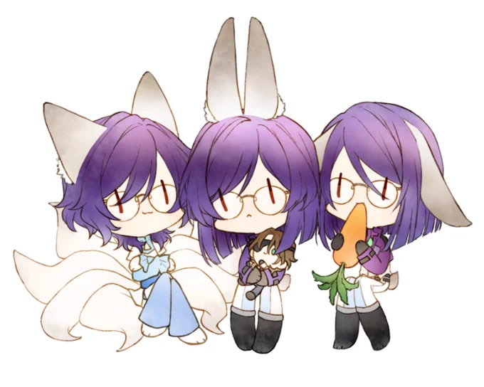 【0988】【ニルティエ少し含む】うさぎ (...?) と うさぎ と うさぎ   