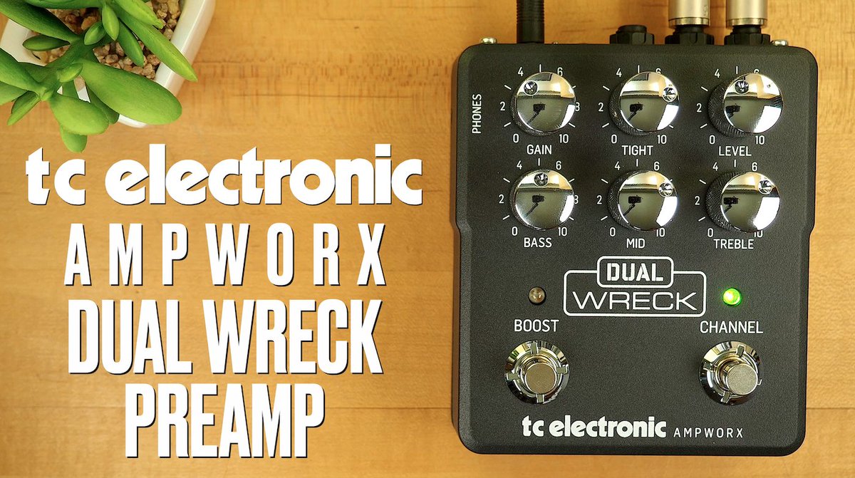pedaloftheday's tweet photo. NEW DEMO DAY! Head to our YouTube channel for the FULL VIDEO as we explore the new @tcelectronic Ampworx Dual Wreck Preamp!
https://t.co/Pa1XBQnWKk
#pedaloftheday #guitarpedals #effectspedals #pedaldemo #tcelectronic #dualwreck #dualrectifier #preamp #SundayFunday https://t.co/HrTpd0fGUq