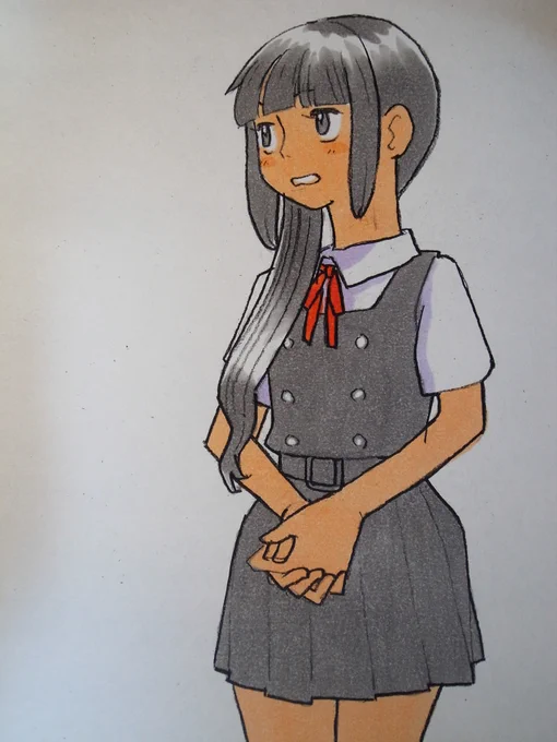 黒髪の霞ちゃん 