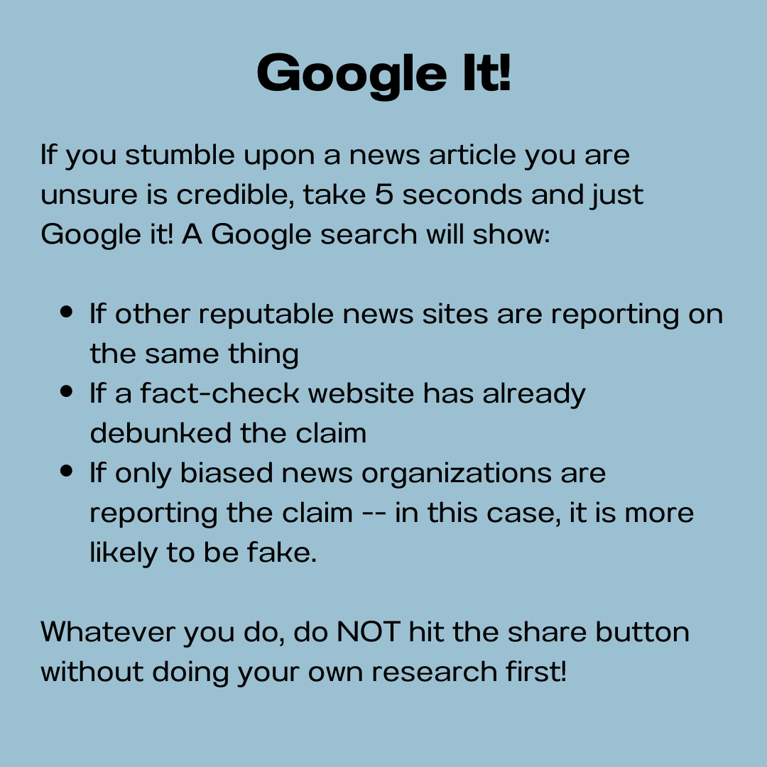 CFS_Alberta's tweet image. These days, it&apos;s tricky to avoid Fake News, but there are a few ways of falling down the rabbit hole completely!

#FakeNews #misinformation #howtoavoid