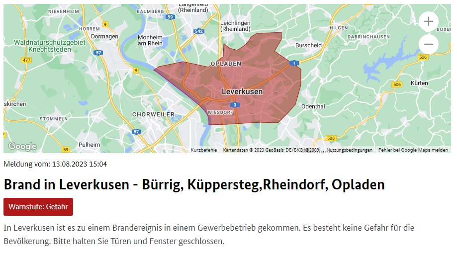 Feuerwehr_Lev's tweet image. +++ Aktuelle Meldung +++
In der #Fixheide ist es zu einem Brandereignis in einem Gewerbegebiet gekommen. 

Da es zu zu einer starken Rauchausbreitung kommt, bitten wir Sie Fenster und Türen im betroffenen Gebiet geschlossen zu halten. 

#einsatzfürleverkusen