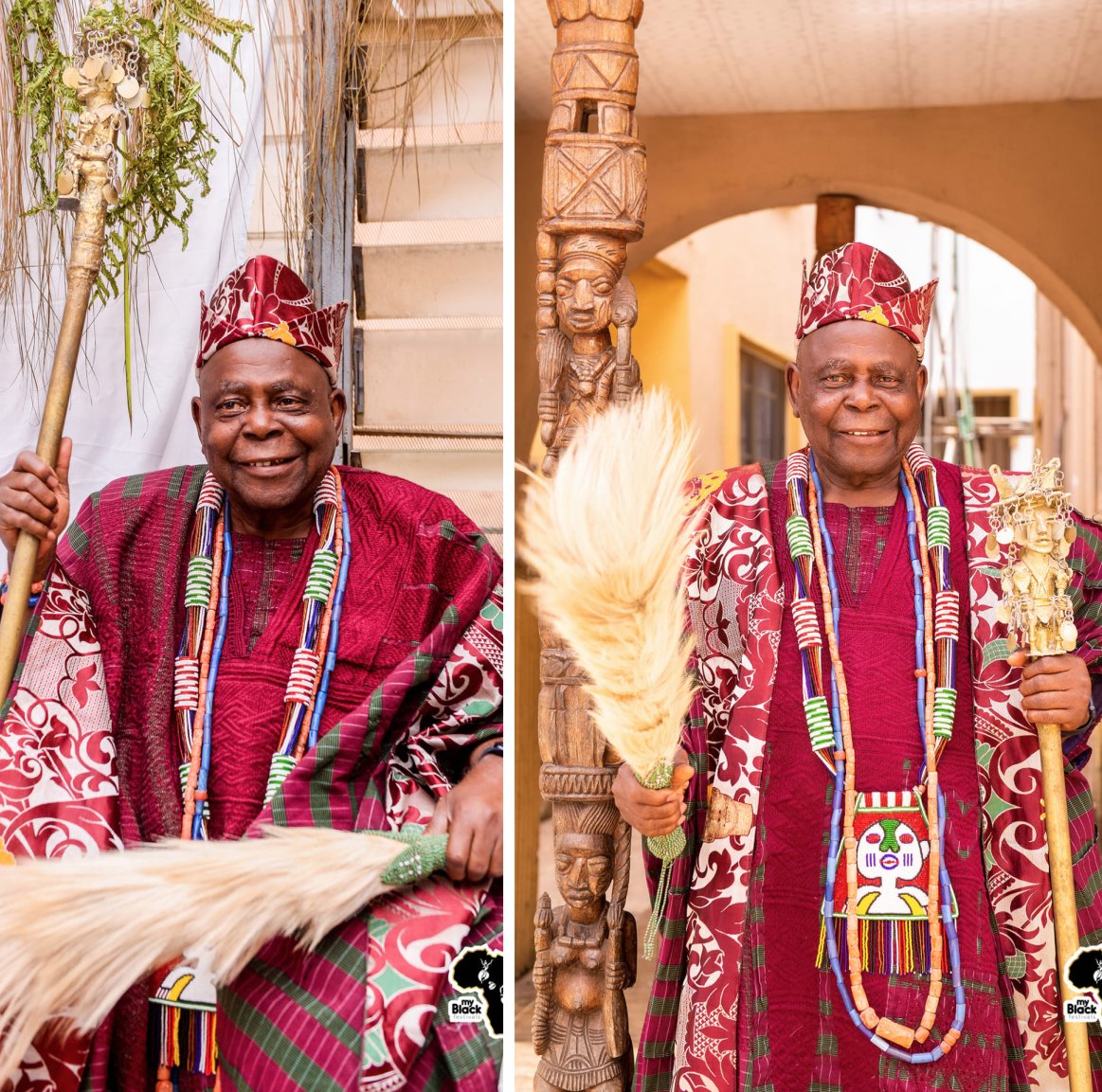 YorubaNationCH's tweet image. A WALKING &amp;amp; BREATHING YORUBA ENCYCLOPEDIA
An African proverb says that when an elder joins the ancestors, it is like a library burnt down. This man right here, Baba Ifáyẹmi Ọ̀ṣúndàgbonù Elebuibon is the perfect epitomization of that saying for the Yoruba people. He is a living…