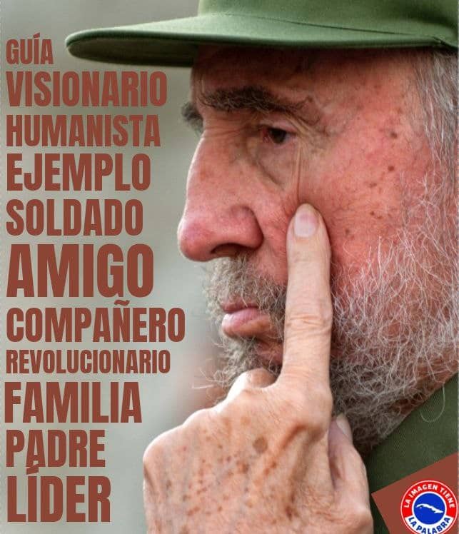 Fidel esejemplo, virtud y máximo orgullo. Que no hay ni habrá imperio,   enemigo, traidorzuelos ni cobardes que nos aparten ni un «tantico» de nuestros valore.#FidelPorSiempre #CubaPorLaVida #CubaCoopera <a href="/cubacooperaven/">Brigada Médica Cubana en Venezuela</a> <a href="/MINSAPCuba/">Ministerio de Salud Pública de Cuba</a> <a href="/japortalmiranda/">José Angel Portal Miranda</a> <a href="/DcMedica/">Misión Médica Cubana en el Distrito Capital</a> <a href="/ErickMendezRod3/">ErickMendezRod</a>