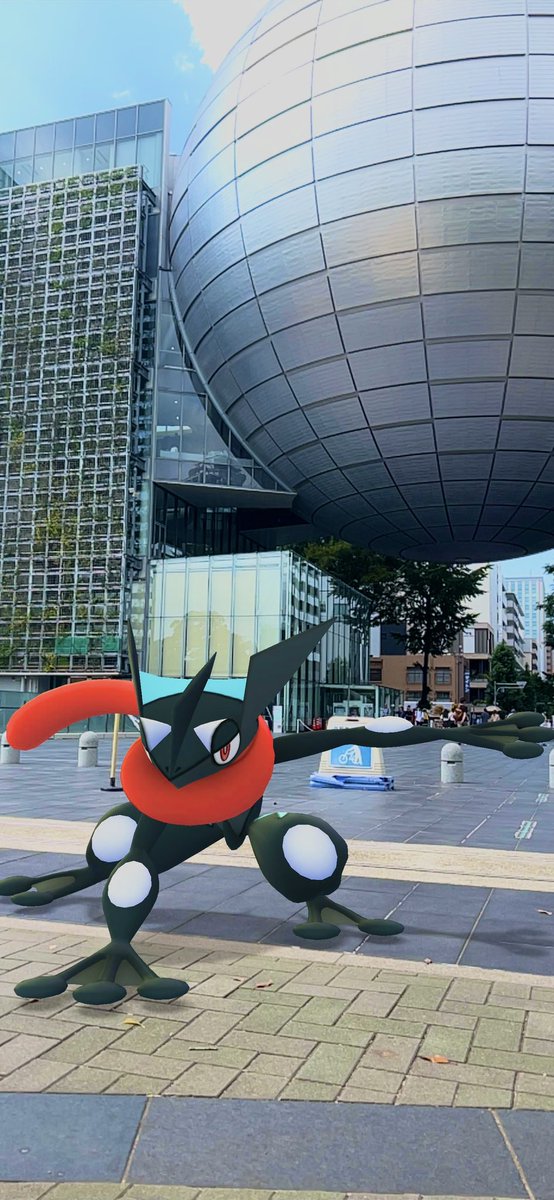 kazuyonpokego's tweet image. #PokemonGO 
#ポケモンGO 
#pokemongoarplus
#gosnapshot
#ケロマツ
#ゲッコウガ
#Greninja 
#コミュニティデイ 
#PokemonGOCommunityDay