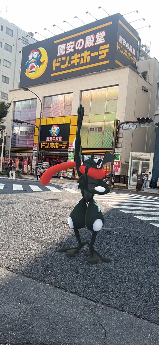 kazuyonpokego's tweet image. #PokemonGO 
#ポケモンGO 
#pokemongoarplus
#gosnapshot
#ケロマツ
#ゲッコウガ
#Greninja 
#コミュニティデイ 
#PokemonGOCommunityDay
