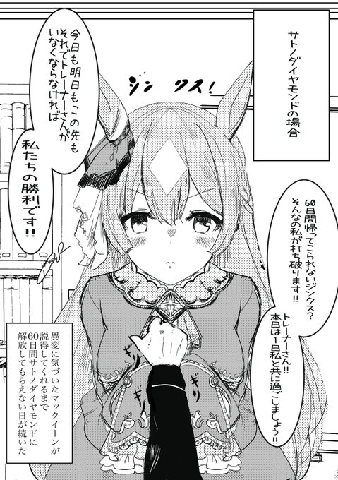 #ウマ娘 #サトノダイヤモンド  未ログインにさせてもらえなかった反応(サトノダイヤモンドの場合)