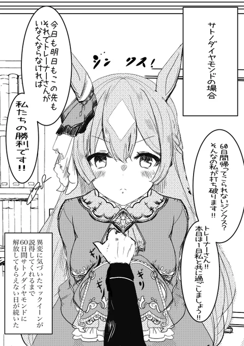 #ウマ娘 #サトノダイヤモンド  未ログインにさせてもらえなかった反応(サトノダイヤモンドの場合)