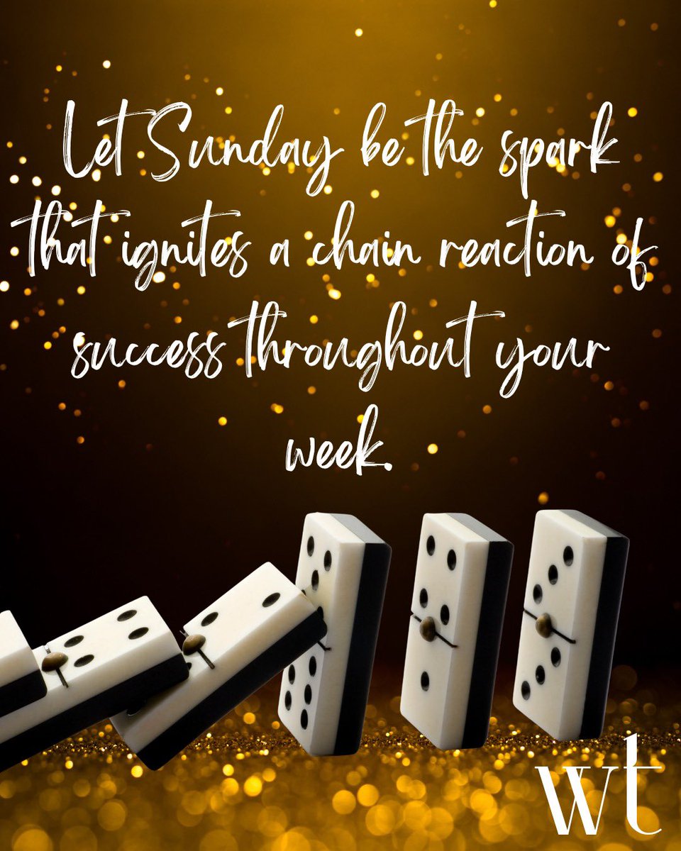 Let Sunday be your SPARK! 🌟

wtcollection.com

#Motivation #SuccessChainReaction #SundayInspiration #SundayVibes #SuccessSunday #SundaySpark #SundayThoughts #SundayFunday #SundayGoals #SundayPositiveVibes #DominoEffect #Positivevibes #ShopWTCollection #Summertrends #fyp