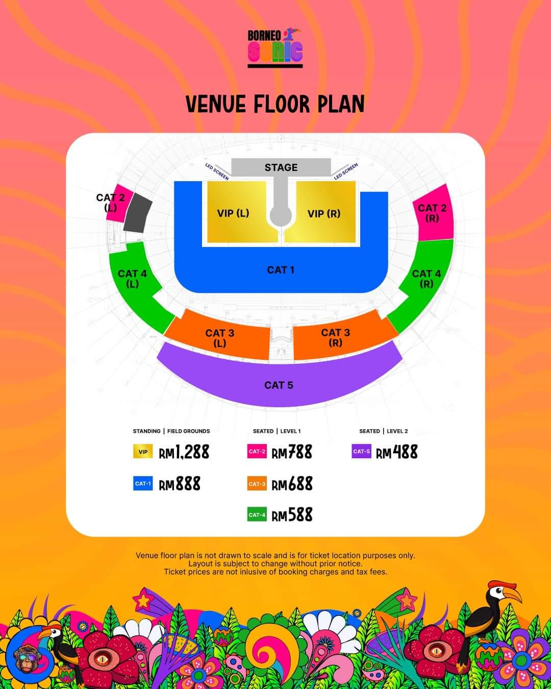 Borneo Sonic Music Festival 2023, KUCHING (Tickets) mypromo.my