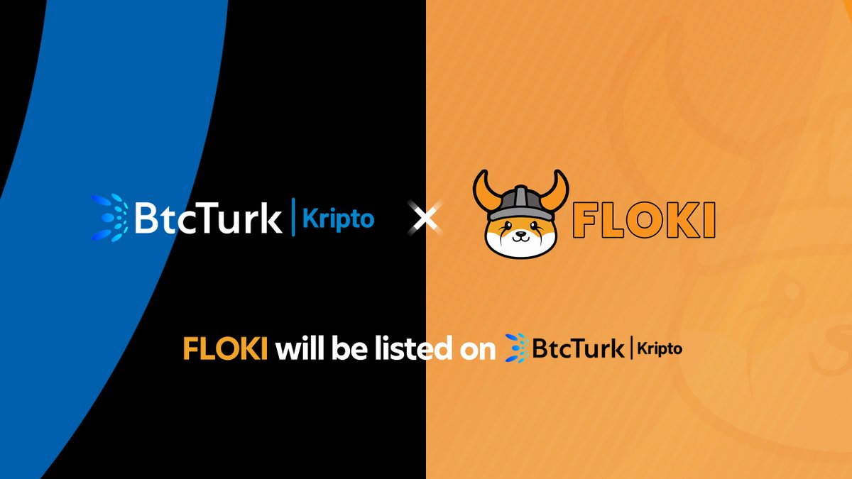 $FLOKI will be listed on <a href="/BtcTurkKripto/">BtcTurk | Kripto</a>!

#BtcTurk is Turkey's first #cryptocurrency exchange and boasts over 5 million registered users.

Given #Floki's massive popularity in Turkey, this listing opens doors for easier access to FLOKI, strengthening its presence in the country!