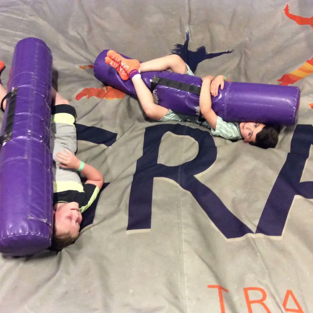 RippleRestalrig's tweet photo. Our final full week of summer and P1-3's had a bouncing good time at Graviry on Tuesday... #jumpingaround #funwithfriends https://t.co/i74DrNR0FY
