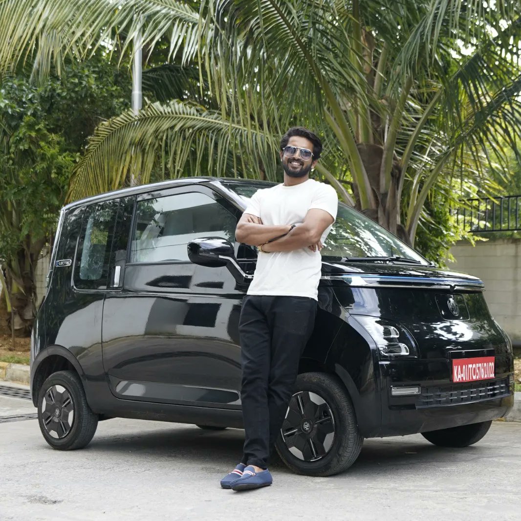 MGMotorIn's tweet image. This Just In: Kiran Raj seen embracing the city life in comfort and max style with the MG Comet EV.

#UrbanMobility #CometEV #MGMotorIndia #MorrisGarages