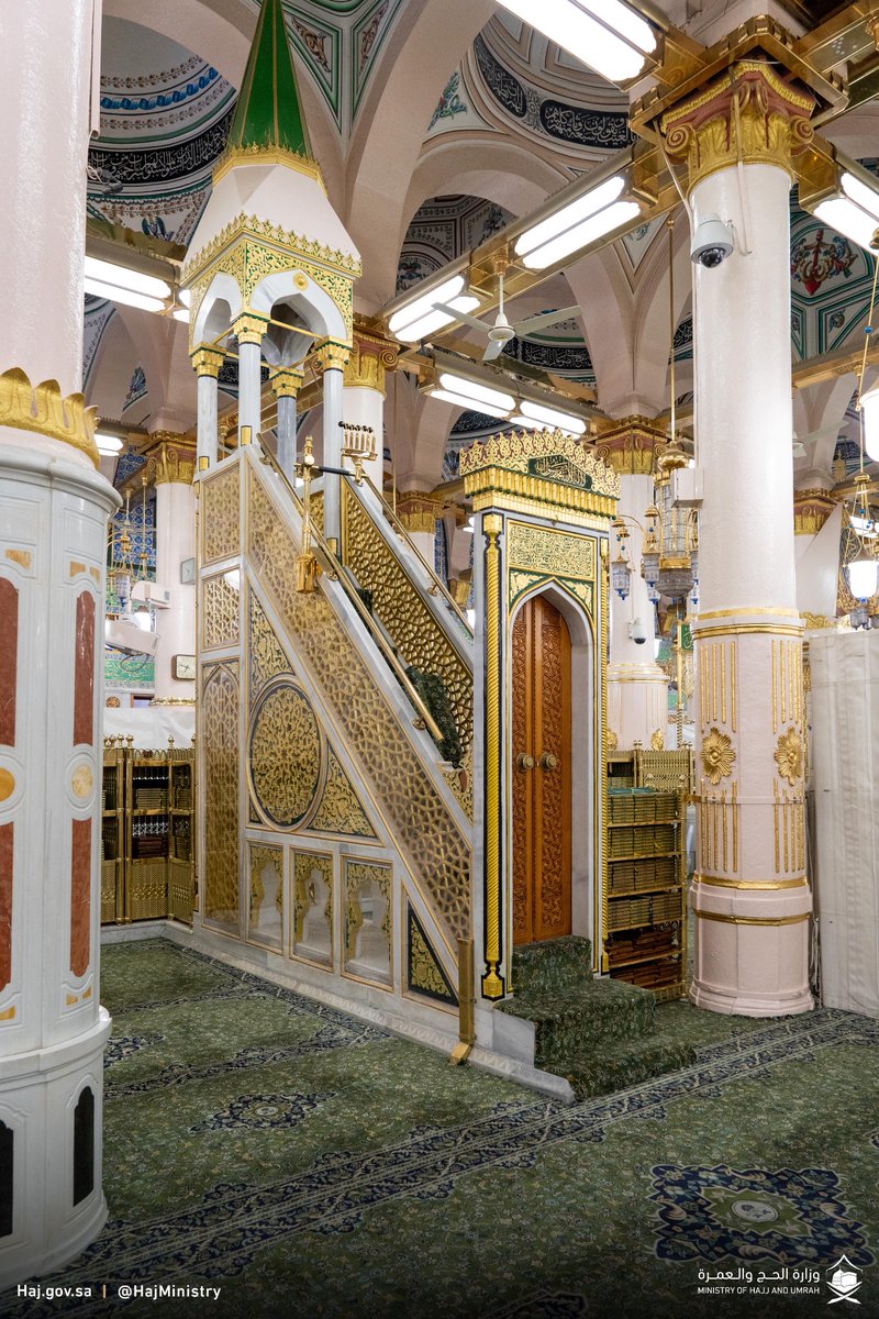 Prayers in the Prophet's mosque bring multiplied rewards and abundant blessings that flow. 

#Makkah_in_Our_Hearts