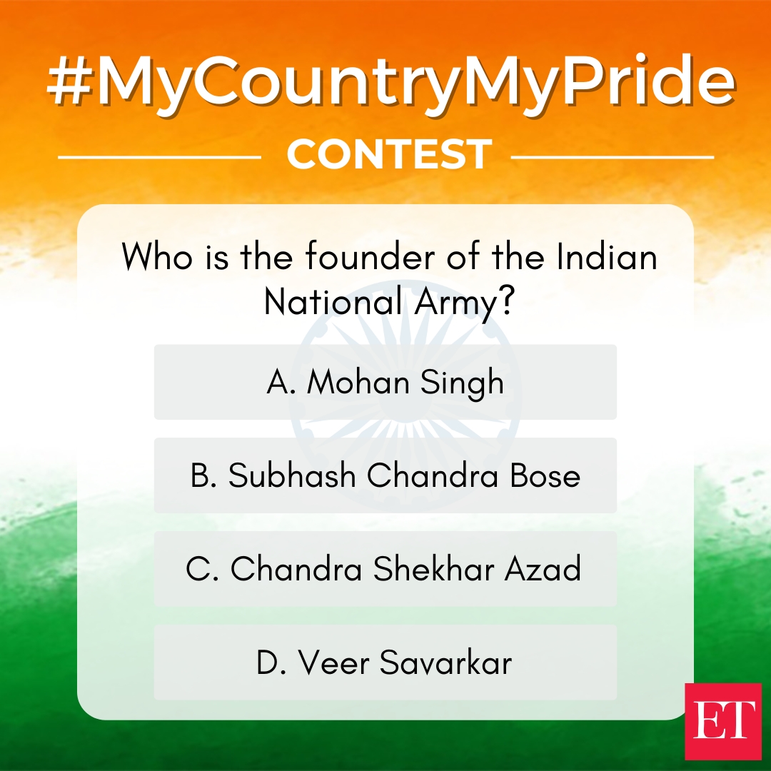 #ContestAlert: Day 4 of #IndependenceDay Quiz #MyCountryMyPride. Write your answers in the comments section using #MyCountryMyPride before 11pm today and win exciting prizes. #UPDATE: The contest just got bigger and better! We will now be giving prizes to one winner on each of…