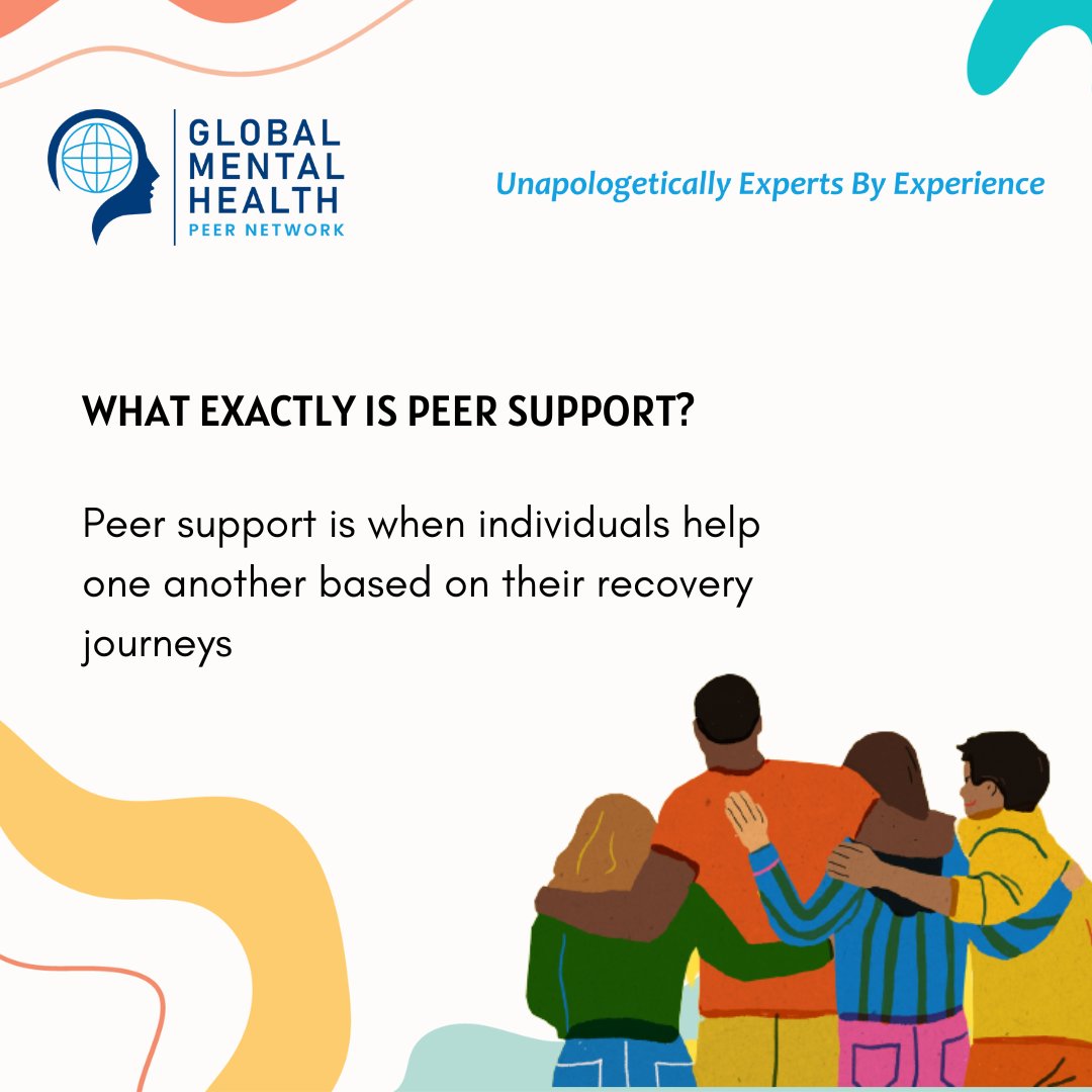 Peer support is an invaluable resource in mental health 💯 #MentalHealthMatters #mentalhealth #gmhpn_speakout #livedexperience #peersupport