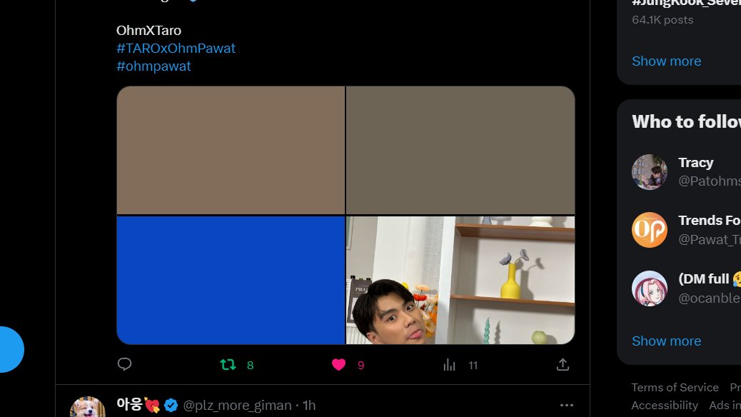 Bl00DCrystal333's tweet photo. This is how its showing up for me, sigh....
OhmXTaro #TAROxOhmPawat #fixtwitter https://t.co/bHZSkUzpuI