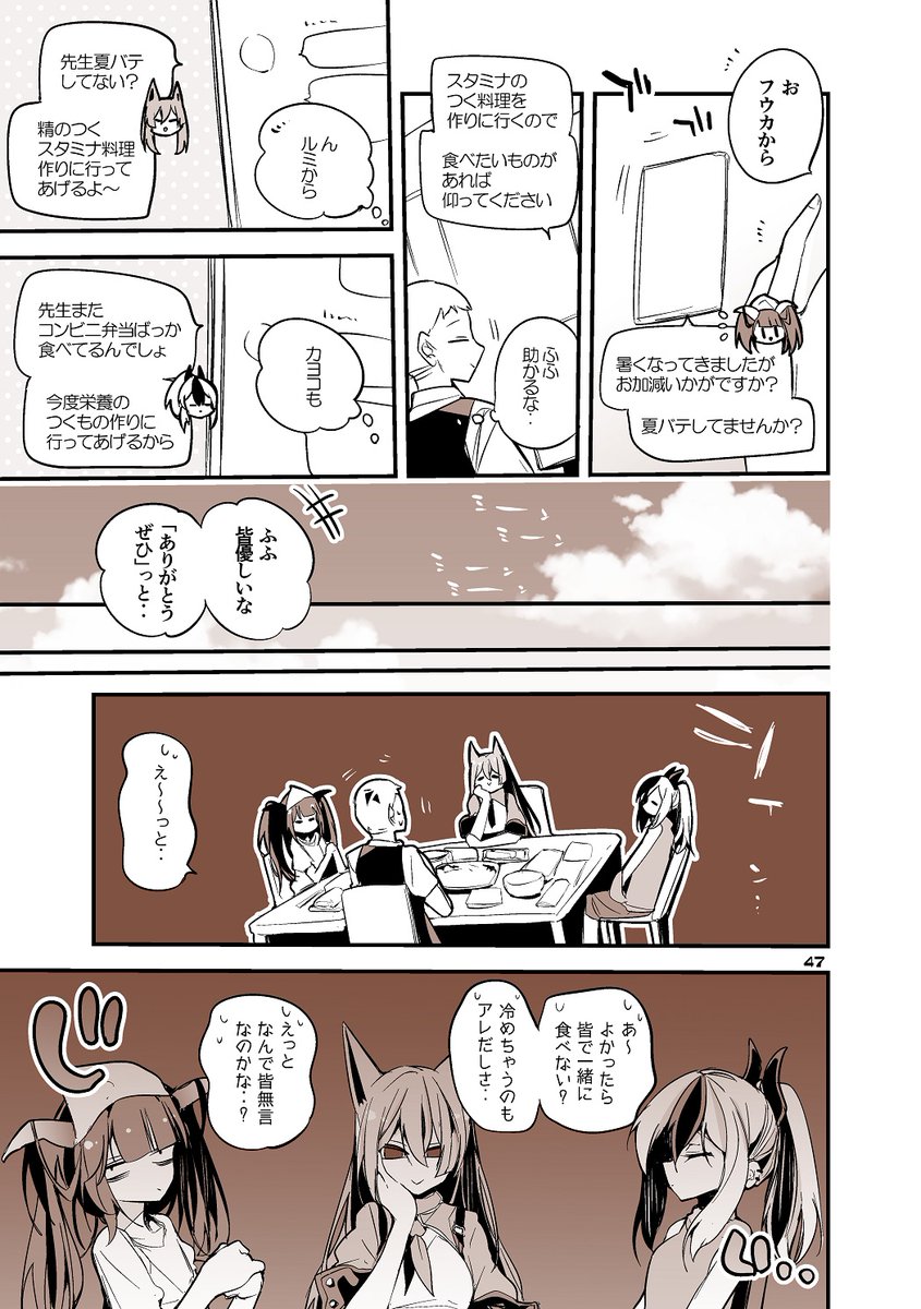 青春漫画アーカイブ 『フウカもルミもカヨコも振舞いたい編』 #ブルアカ