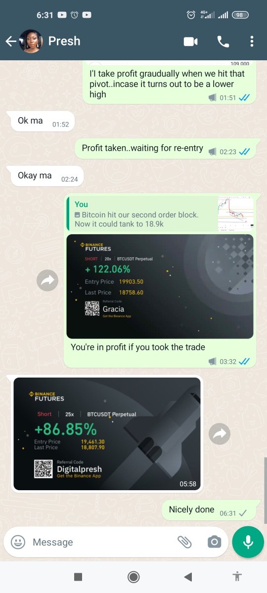 Gracevill_e's tweet photo. Get Mentored on #crypto and #forex trading today. Check images for what my current mentees are saying.. https://t.co/kro0RhAcKP