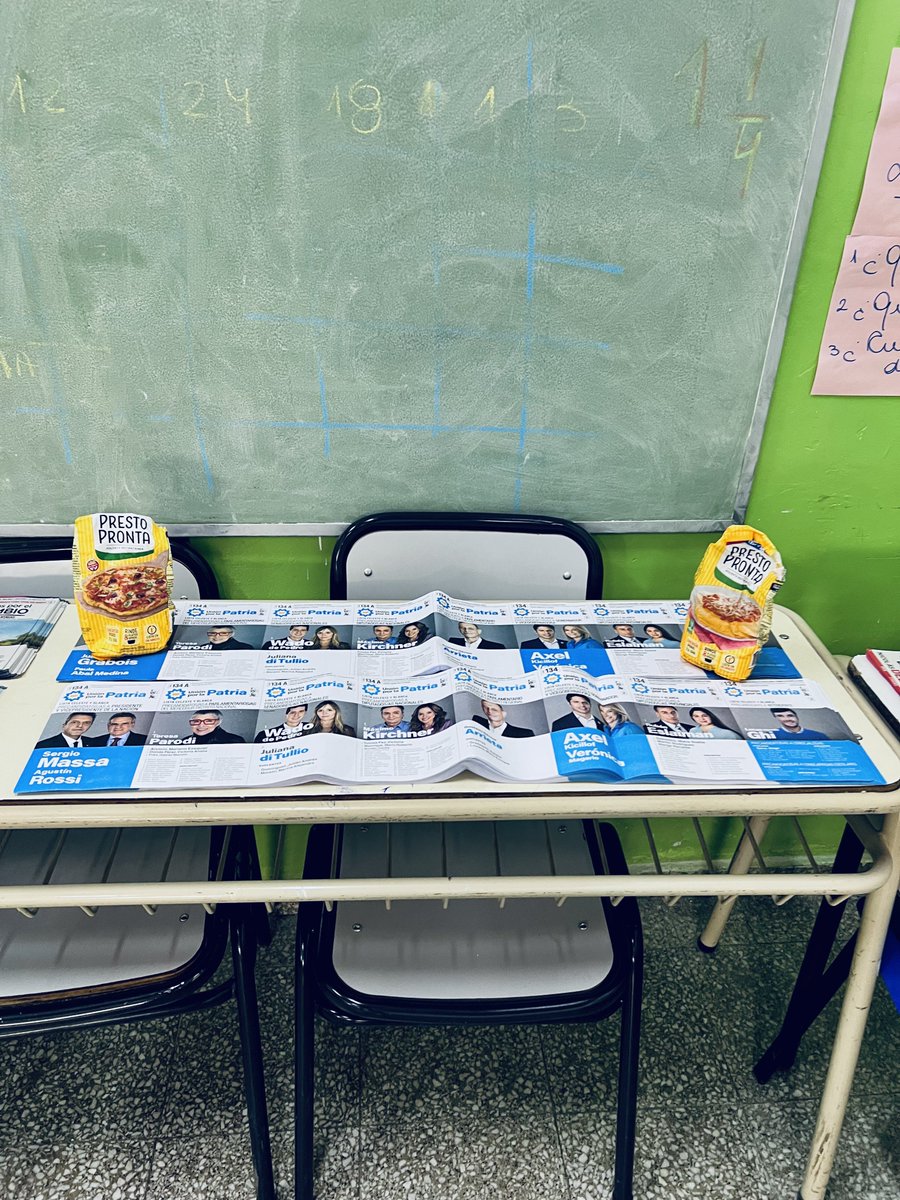 En Morón les dejé un regalito a los votantes kirchneristas, que recuerden que votan polenta.