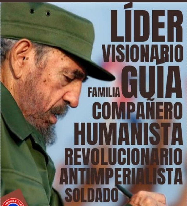 MarianadeCuba3's tweet photo. #FidelViveEntreNosotros 
El más íntegro de los cubanos, padre y guía.
Todo lo que hoy tenemos, tiene la mano de #Fidel. https://t.co/awWOYY9EEb