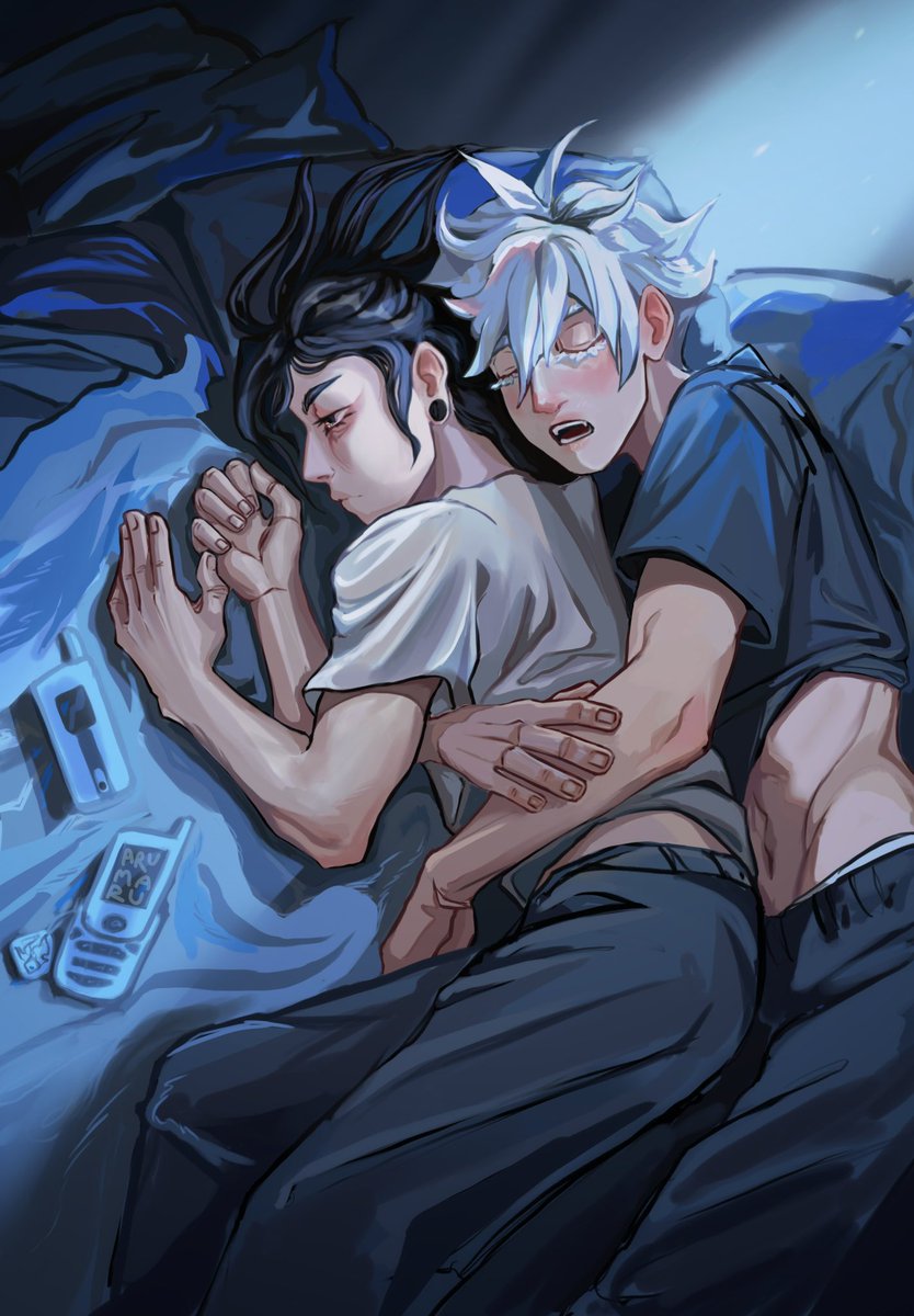 sleeping beauty and his depressed boyfriend 

#jjk #SatoruGojo #SuguruGeto #satosugu