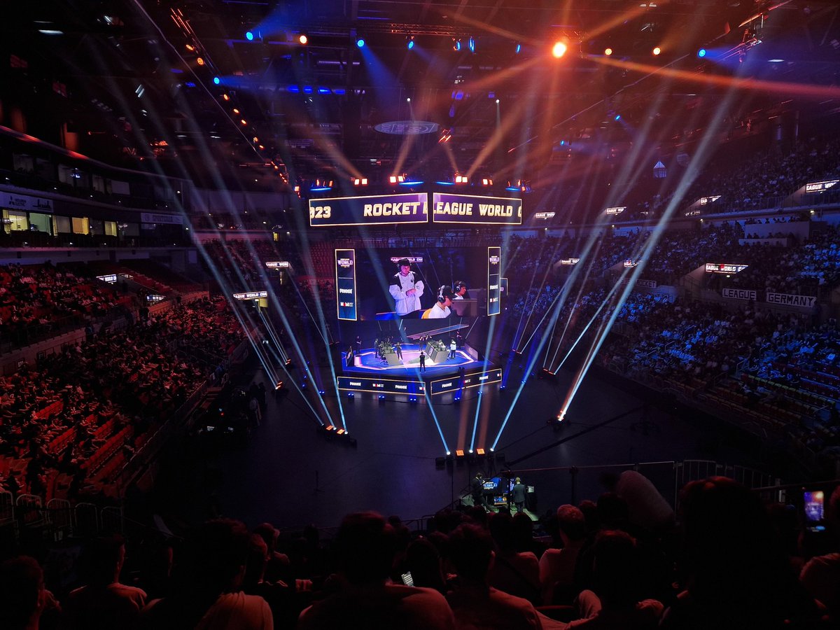Not an FPS but damn is this a solid LAN #rlcsworlds