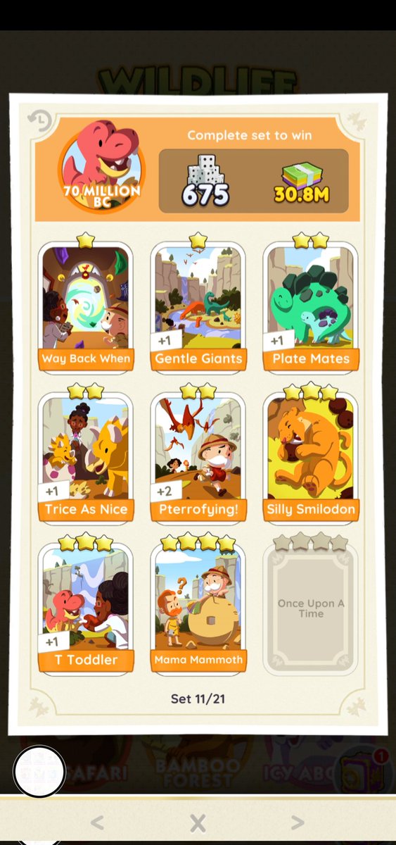 mindotdot's tweet photo. Its me again, finding people who willingly would trade cards with me. 😔 
#MonopolyGo #MonopolyGoTrade
- Set 10 Pet Pegasus
- Set 11 Once a upon Time
- Set 12 Cmon Caiman https://t.co/0fF4joGZE6