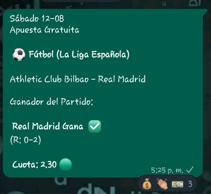 DaemLegacy's tweet photo. Sabado de ganancia total! Par de aciertos con excelente cuota en nuestro canal gratuito y Parley ganador en nuestra cuenta Premium. Estamos absolutamente #OnFire 🔥🔥 Síguenos y obtén toda la información para tus apuestas! 

https://t.co/IzydS2GWEP https://t.co/fzBGoblNkV