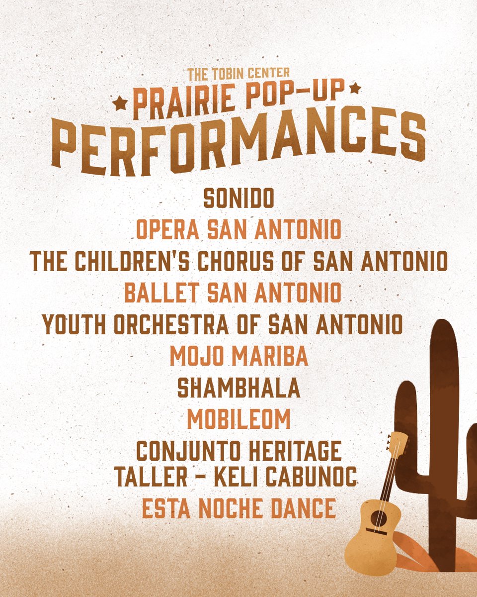 OPEN HOUSE IS TODAY!📣 Don't miss this lineup of performances and so much more from exclusive discounts on tickets, delicious food options, a saddle bad scavenger hunt, and other exciting activities! AUGUST 13 | 2PM - 6PM | FREE Sponsored by Hearst Foundations.