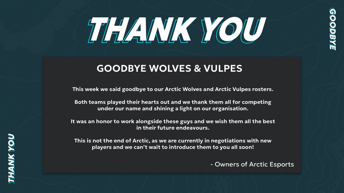 All good things come to an end eventually...