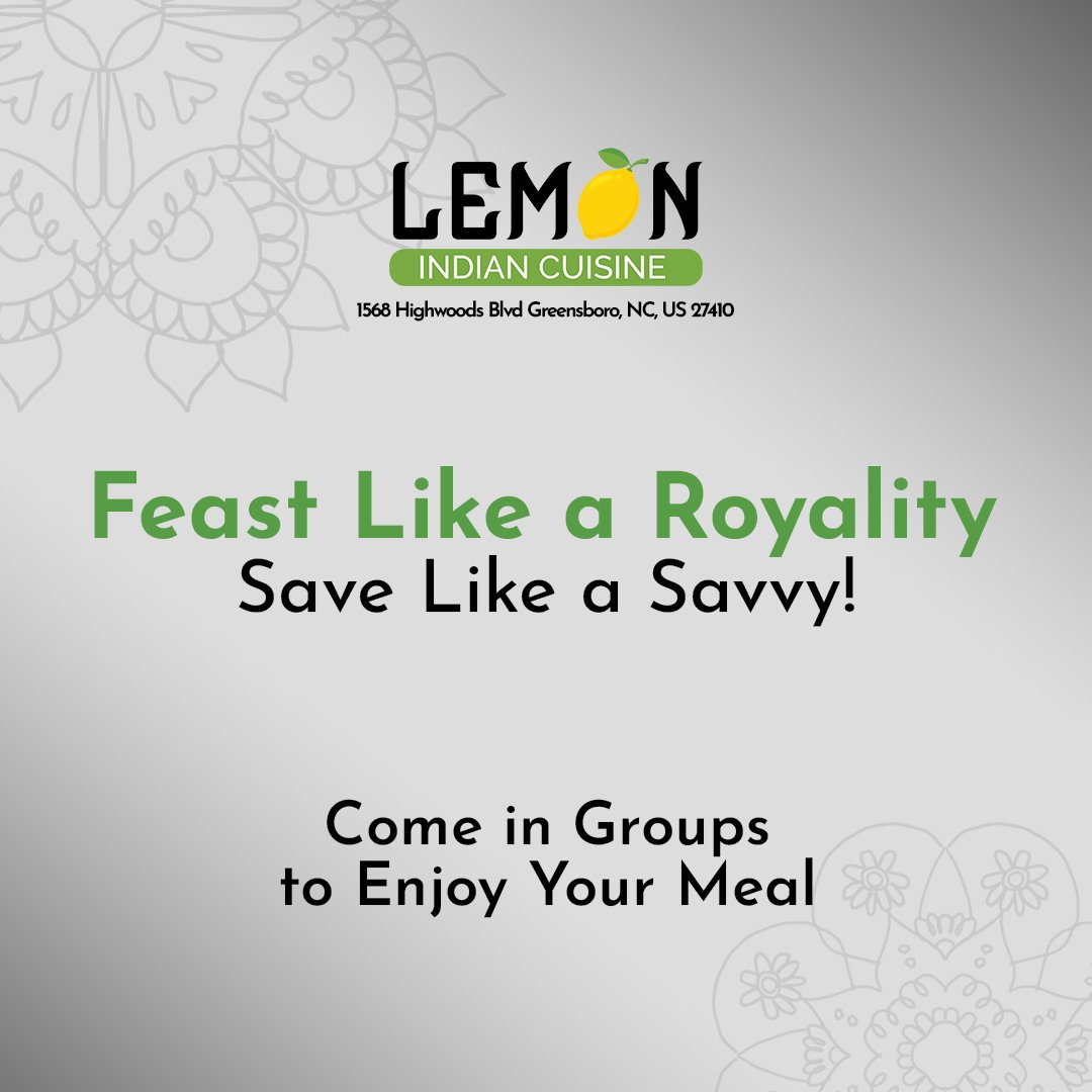 LemonIndianNC's tweet photo. Gather your squad and indulge in a regal dining experience that's as delicious as it is budget-friendly. 

 #drinklocal #foodrevolution #foodreviews #healthyrecipe #eattolive #freshfruit #desilifestyle #vegetarian #dinner #eattheweeds #foodforfoodies #usa #california https://t.co/EoLbc4N5rX