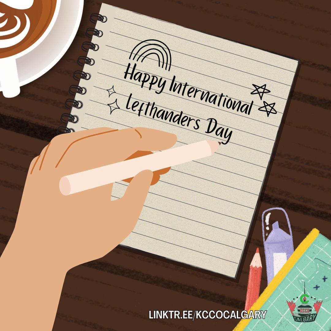 KCCOCalgary's tweet photo. 🎉 Happy International Left-handers Day! 🖐️ Let's celebrate the unique perspective and creativity that lefties bring to the world. Tag your favorite lefty and share a high-five emoji! 🙌 #LeftHandersDay #SundayFunday #KCCOCalgary #ChiveNation #ChiveEverywhere https://t.co/sbXOqD1QNY