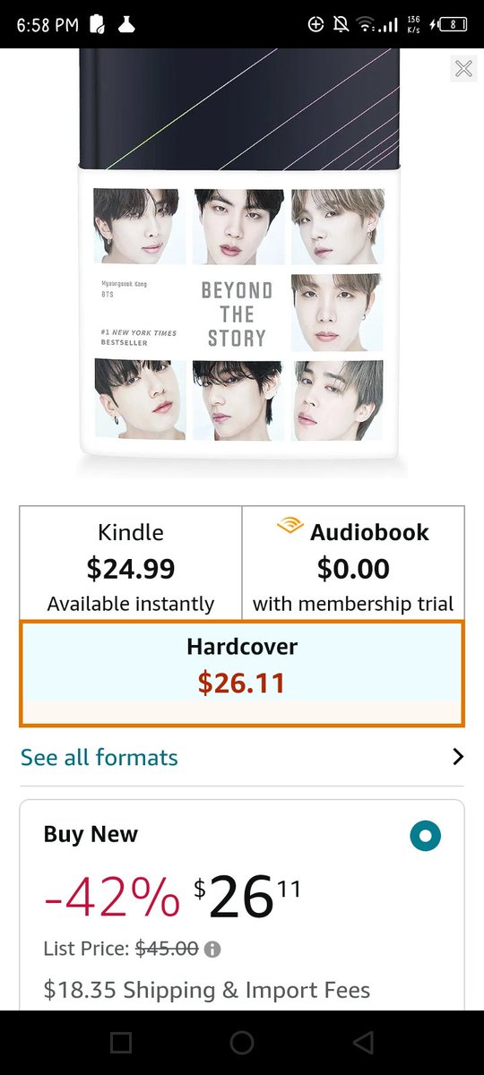 reem_theblogger's tweet photo. Amazon is offering UPTO 40% OFF on the BTS book
#BTS #btsbook
#BeyondTheStory_10YearRecordofBTS
https://t.co/KH5DBLA1gh https://t.co/nRqiNMtkbc
