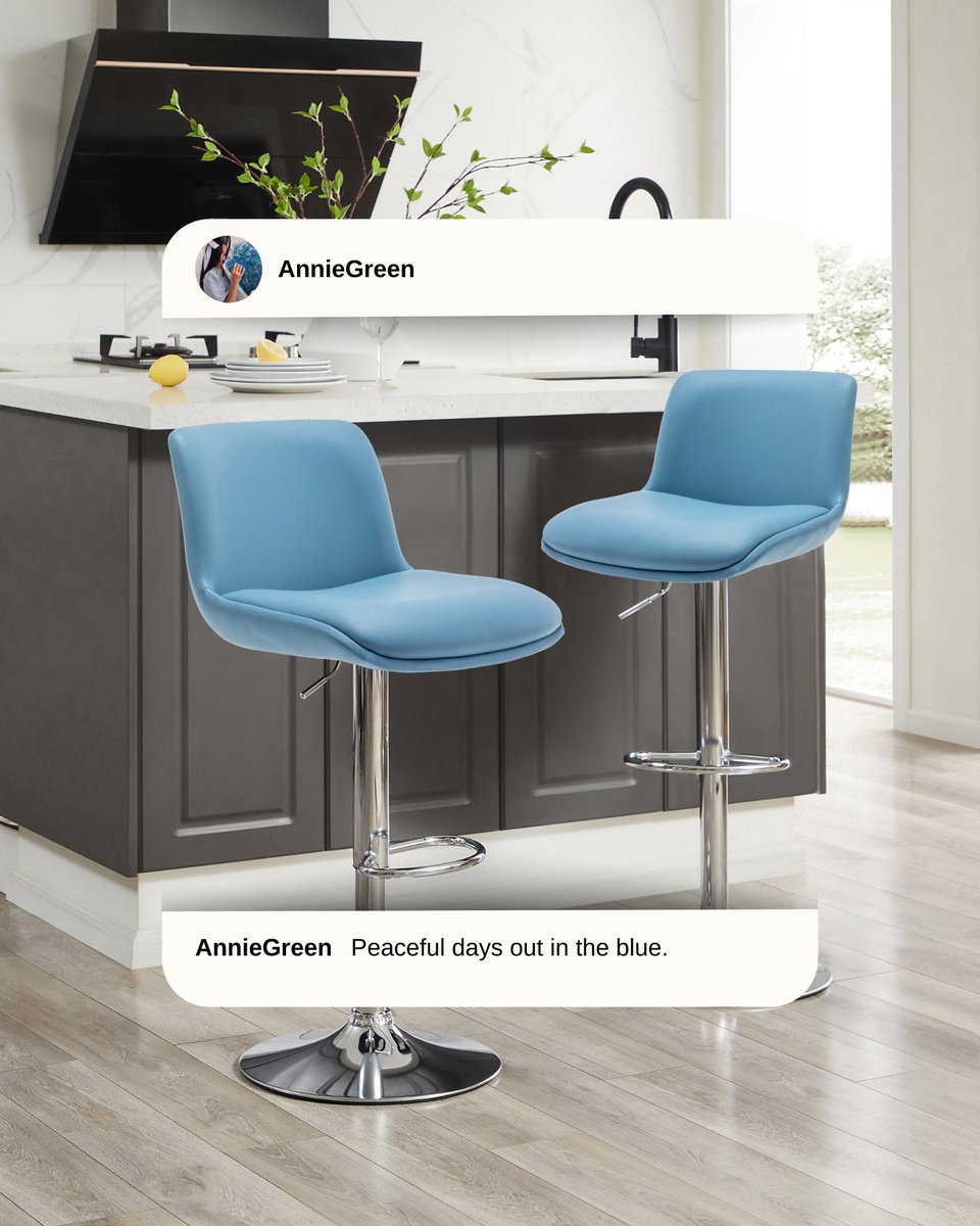 mincetaliving's tweet image. #LifeGoals achieved when surrounded by loved ones and surrounded by all the cozy vibes you're obsessed with. 💫✨
🔍: Noah Adjustable Bar Stool
👉:mincetaliving.com/products/noah-…
#Minceta #counterstool  #diningroom #CustomerLove #blue #image #kitchen #Barstool