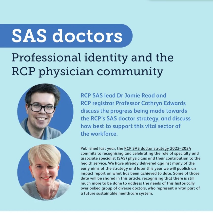 RCPWales's tweet photo. The latest issue of #RCPCommentary has landed in your inboxes, #FellowsRCP and #RCPMembers! 

Find out what we're doing to support our SAS doctors in a new article from @drjread and @CathrynmEdwards 
#SASByChoice

https://t.co/6a1nNpifUu https://t.co/ChrZkM6n8x