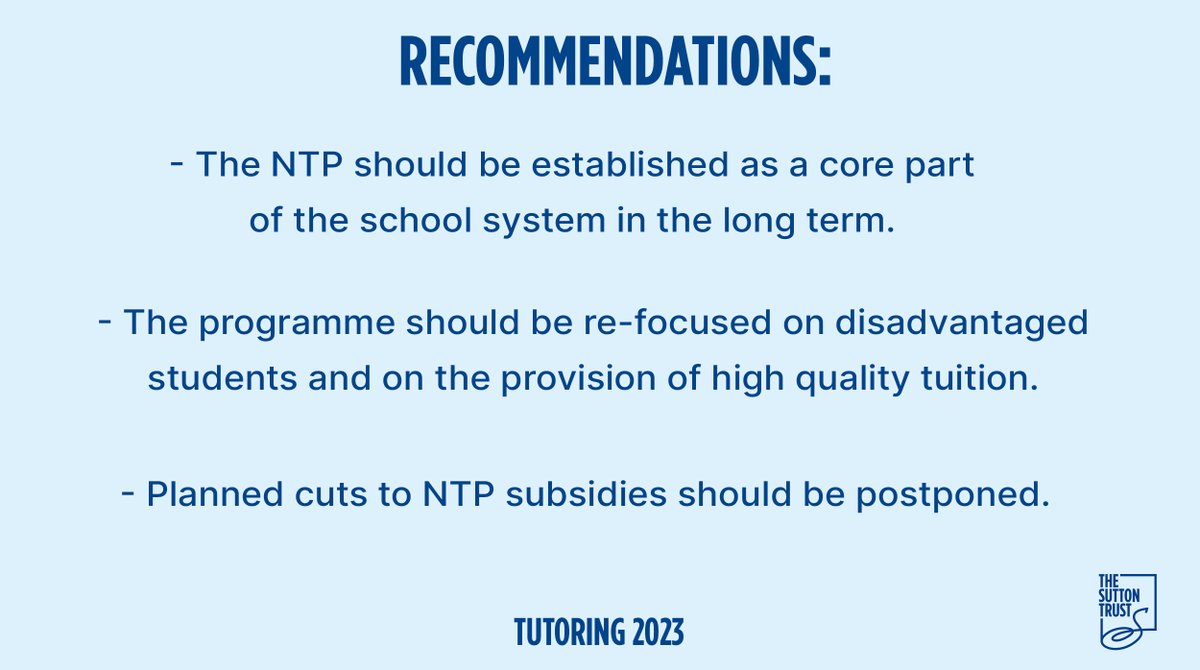The Sutton Trust tweet media