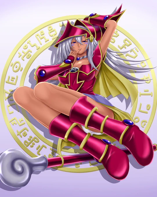 パンドラ版ブラックマジシャンガール #遊戯王 #ブラック・マジシャン・ガール