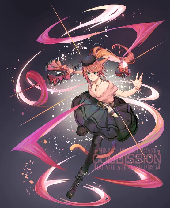  THANK YOU FOR 20K FOLLOWERS   I'm doing a giveaway as thanks ;w;! 1 winner gets a gacha art like below!   Must be following this acct!  RT this tweet (no QRTs) AND reply with a ref of your character (FFXIV or OCs only, no NPCs/Fanart)  Ends on 31st August!