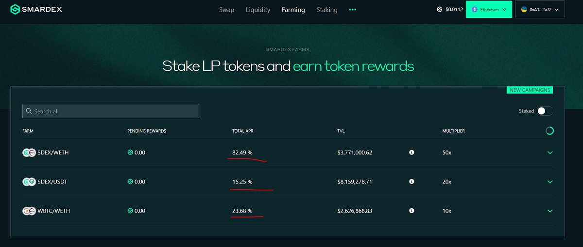 CryptoFeras's tweet photo. #SDEX 
Smart money works and generates more money
.@every_thing provides wide range of passive income opportunities

-Stacking
since started, it has been blessing 10~25% 

-Farming &amp; Liquidity providing
Top in the sector with sky rocketing APRs, especially for first comers

24~125%🤑 https://t.co/uwkBC3MbEk