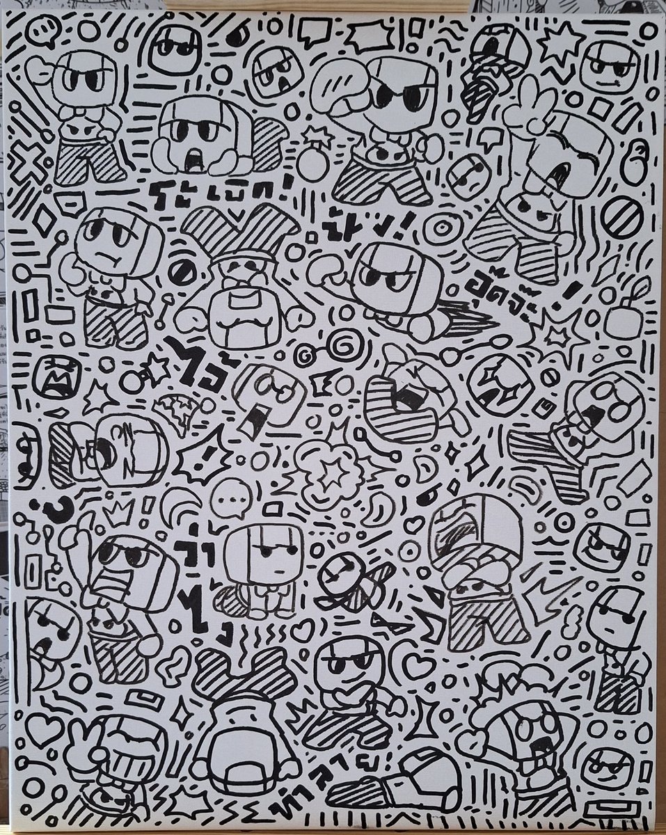 ลองงานใหม่แบบไม่เน้นสวย เน้นวาดไปก่อน เรียกความมั่นใจก่อนลุยศึกหนัก
#art #Doodles #doodleart