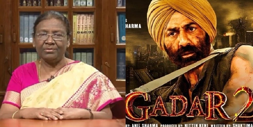 महामहिम राष्ट्रपति जी, ने "गदर 2" फिल्म देखने की इच्छा जताई है। वह भी उस माहौल में जब मणिपुर पिछले 100 दिन से जल रहा है। जहां आदिवासी महिलाओं को नग्न परेड कराया गया। अब तक 160 से अधिक लोगों की जान जा चुकी है। 60 हजार से अधिक लोग विस्थापित हो गए। शर्म आनी चाहिए। <a href="/rashtrapatibhvn/">President of India</a>