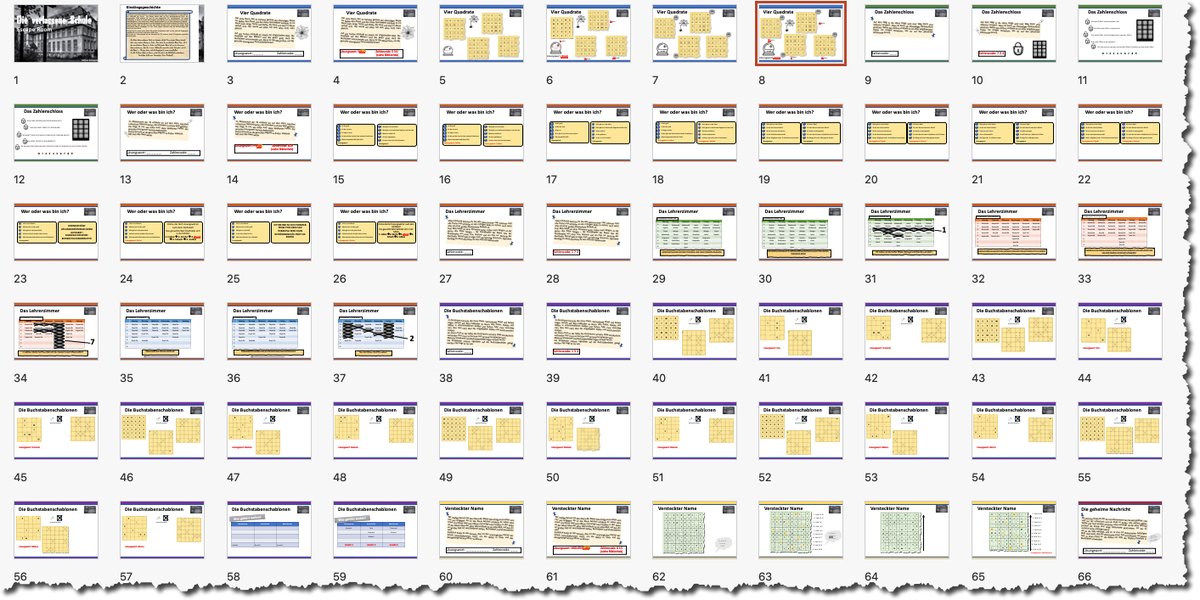 Mein aktuelles Ferienprojekt - #Escaperoom zum Thema "Die verlassene Schule" mit 8 Rätseln in je zwei Schwierigkeitsstufen, sodass man sich das/die Spiel/e für die Schule oder zu Hause individuell zusammenstellen kann. Ihr dürft gespannt sein. #twlz #edubreakout #breakoutedu