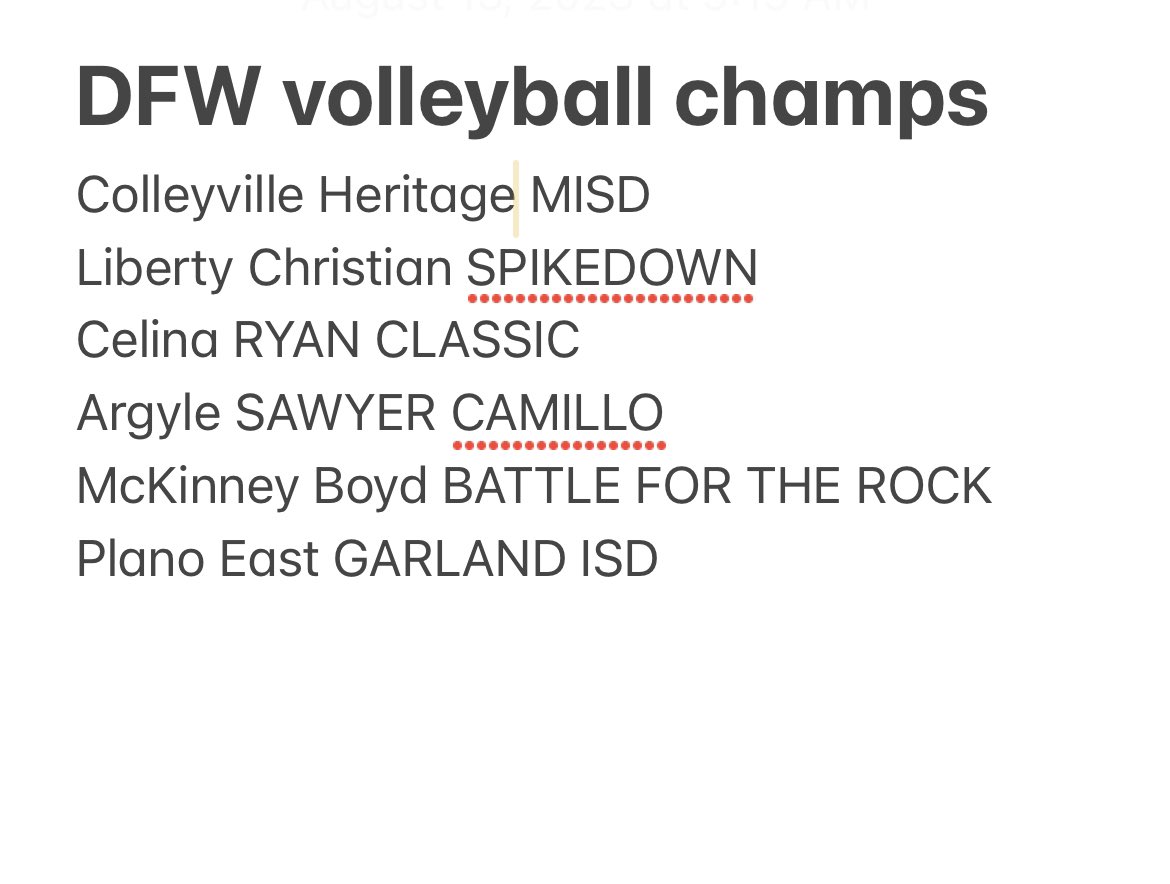 These DFW schools won during the first week of the tourney season! Congrats Anyone else? @VB_CHHS @MegDeGroot @CelinaHS_VB @argyleeaglevb @MBHSVolleyball @PESHvolleyball