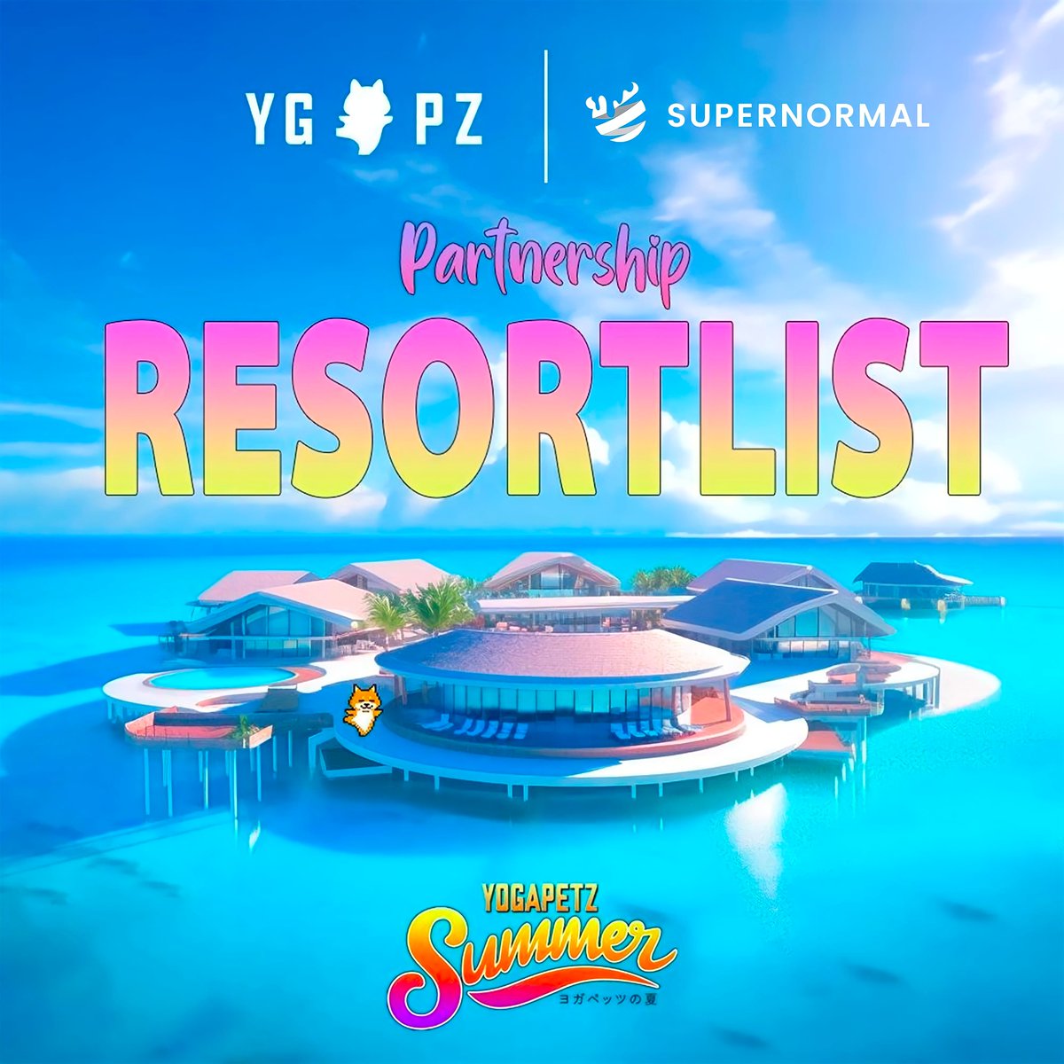 🍯SuperNormal x Resorlist🍯

1 winner for Resorlist

1️⃣Follow
<a href="/SNCollabs/">SuperNormal Collabs (🍯)</a>
<a href="/SuperNormal/">SUPERNORMAL (🍯)</a>
<a href="/yogapetz/">Yogapetz</a>
<a href="/keung/">Keungz ❤️ WELL3</a>

2️⃣Like, Retweet &amp; Tag 3 friends

⏰24 hrs
#NFT #NFTs #NFTGiveaway #YGPZSummer