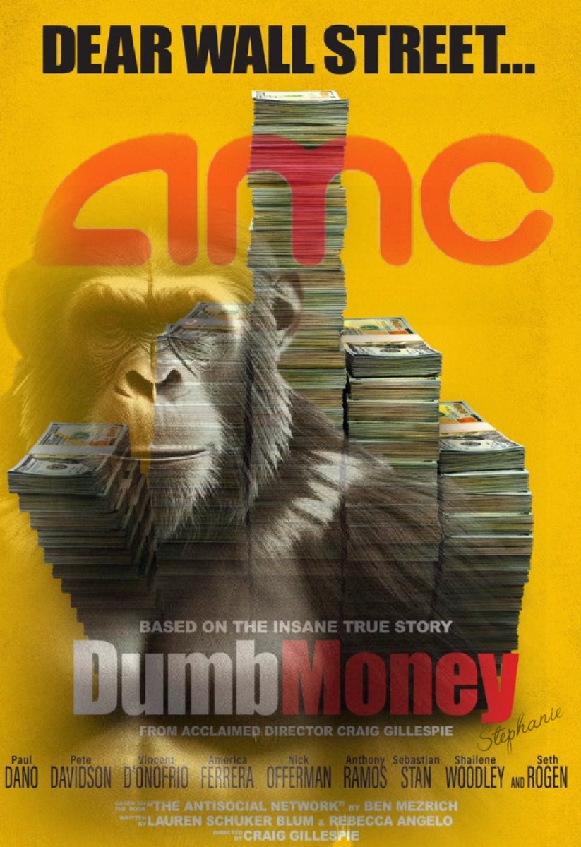 stephmase22's tweet photo. Good morning #AMC Family ๐๐ฆ
I have a challenge for our community. #DumbMoney release date is September 22nd.
Let's send a big fat slap in Shorts face and make this movie bigger than #Barbenheimer #BarBillion
P.S. The $AMC movie will be called
The Big Squeeze release date 2024 https://t.co/Pl9AqUJpVL
