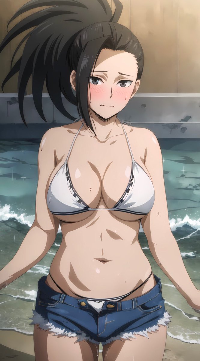Waifu_noil's tweet photo. Yaoyorozu from My hero academia. 💗 https://t.co/Z6pHnkIX92